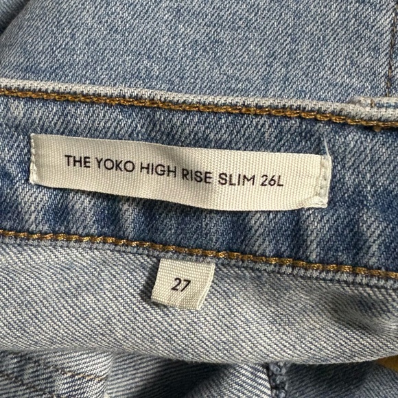 Aritzia - Denim Forum The Yoko High Rise Slim Jeans - Picture 4 of 9